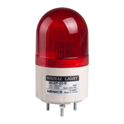 Beacon steady & flashing light, 66mm red lens, Stud mount, Incandescent bulb, 110V AC 8W Beacon steady & flashing light, 66mm red lens, Stud mount, Incandescent bulb, 110V AC 8W