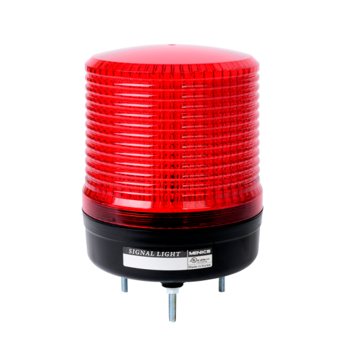 Beacon steady & flash light, 115mm red lens, Stud mount, LED, 90-240V AC Beacon steady & flash light, 115mm red lens, Stud mount, LED, 90-240V AC