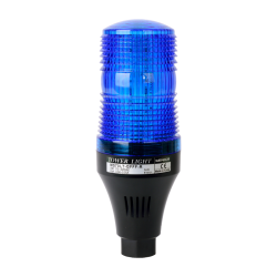 70mm Xenon Strobe light, Pole Mount, 110VAC, Blue Lens