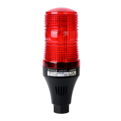 70mm Xenon Strobe light, Pole Mount, 110VAC, Red Lens