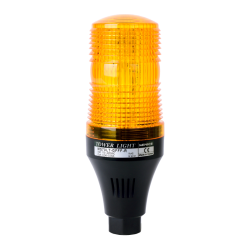 70mm Xenon Strobe light, Pole Mount, 110VAC, Yellow Lens