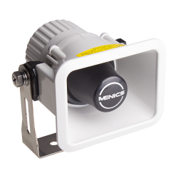 Audible signaling device, 100dB+/-5%, 3 melodies, Bracket mounting type, Prewired,  IP65, 100 - 240V AC, Ivory color