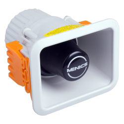 Audible signaling device, 100dB+/-5%, 3 melodies, Panel mounting type, Terminal wiring,  IP65 front face, 100 - 240V AC, Ivory color