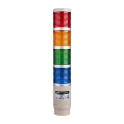 Stack tower light, 45mm Red/yellow/green/blue color 4 stack, Steady, Pole mounting beige body, 25" prewired, Incandescent, 110V AC 5W Stack tower light, 45mm Red/yellow/green/blue color 4 stack, Steady, Pole mounting beige body, 25" prewired, Incandescent, 110V AC 5W
