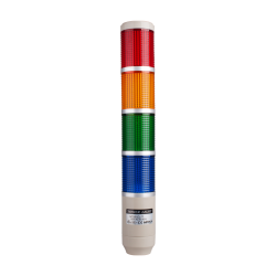 Stack tower light, 56mm Red/yellow/green/blue color 4 stack, Steady, Pole mounting beige body, 25" prewired, Incandescent, 110V AC10W Stack tower light, 56mm Red/yellow/green/blue color 4 stack, Steady, Pole mounting beige body, 25" prewired, Incandescent, 110V AC10W