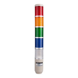Stack tower light, 56mm Red/yellow/green/blue/clear color 5 stack, Steady, Pole mounting beige body, 25" prewired, Incandescent, 110V AC10W Stack tower light, 56mm Red/yellow/green/blue/clear color 5 stack, Steady, Pole mounting beige body, 25" prewired, Incandescent, 110V AC10W