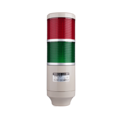 Stack tower light, 85mm Red/green color 2 stack, Steady/flash, Pole mounting beige body, 25" prewired, Incandescent, 110V AC10W Stack tower light, 85mm Red/green color 2 stack, Steady/flash, Pole mounting beige body, 25" prewired, Incandescent, 110V AC10W