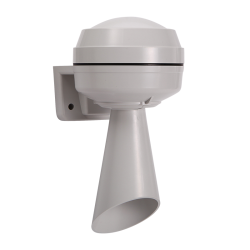 Signal Horn, Wall Mounting, Adjustable Sound, 3 Melodies, 90-240V AC,Ivory