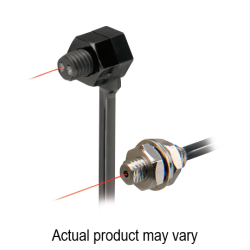 Fiber head, M12 SUS, Through-beam, Long-distance with large lens, R30, 20m