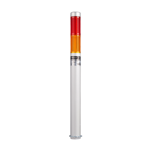 LED stack tower light, 25mm red/yellow color 2 stack, Steady, Direct mounting 200mm long aulminum body, 25" prewired, 24V AC/DC LED stack tower light, 25mm red/yellow color 2 stack, Steady, Direct mounting 200mm long aulminum body, 25" prewired, 24V AC/DC