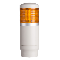 Tower Light, 45mm LED 1 Stack, Steady, 100-220VAC, Yellow Lens Tower Light, 45mm LED 1 Stack, Steady, 100-220VAC, Yellow Lens