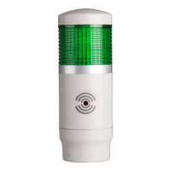 Tower Light, 45mm LED 1 Stack, Steady, 12VAC/VDC, Green Lens with built-in buzzer Tower Light, 45mm LED 1 Stack, Steady, 12VAC/VDC, Green Lens with built-in buzzer