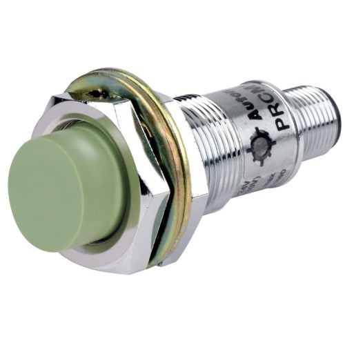 Sensor, Inductive Prox, 8mm Sensing, M18 Round, Non-Shielded , PNP NC, 3 Wire connector, 12 - 24 VDC