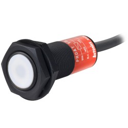 Sensor, Inductive Prox, 18mm Round, Shielded, 7mm Sensing, Weld Field Immune, NC, 2 Wire, 12 - 24 VDC