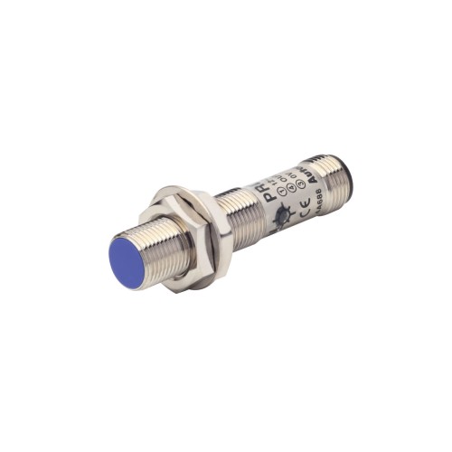 Sensor, Inductive Prox, 12mm Round, Connector type, Shielded, 4mm Sensing, PNP, NO, 3 Wire, 12 - 24 VDC