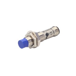 Sensor, Inductive Prox, 12mm Round, Connector type, Non Shielded, 8mm Sensing, NPN, NC, 3 Wire, 12 - 24 VDC