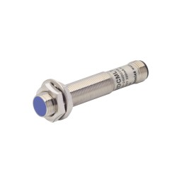 Sensor, Inductive Prox, 12mm Round Long, Connector type, Shielded, 4mm Sensing, NPN, NC, 3 Wire, 12 - 24 VDC Sensor, Inductive Prox, 12mm Round Long, Connector type, Shielded, 4mm Sensing, NPN, NC, 3 Wire, 12 - 24 VDC