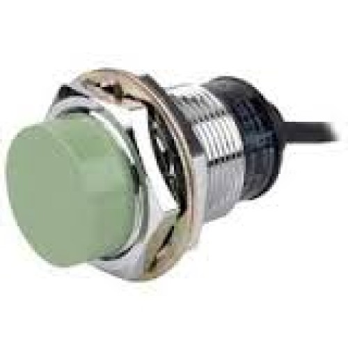 Sensor, Inductive Prox, 30mm Round Long, Non Shielded, 25mm Sensing, PNP, NO, 3 Wire, 12 - 24 VDC