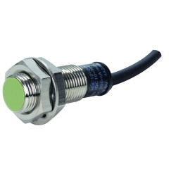 Sensor, Inductive Prox, 12mm Short Round, Shielded, DC, NPN, NC, 3 Wire, 12 - 24 VDC