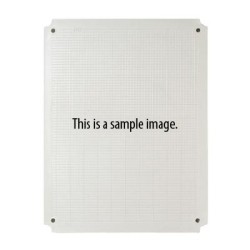 Back panel for enclosure, Plastic, W10.43 x L14.37", for enclosure size 3040XX