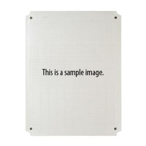 Back panel for enclosure, Plastic, W18.11 x L22.05", for enclosure size 5060XX