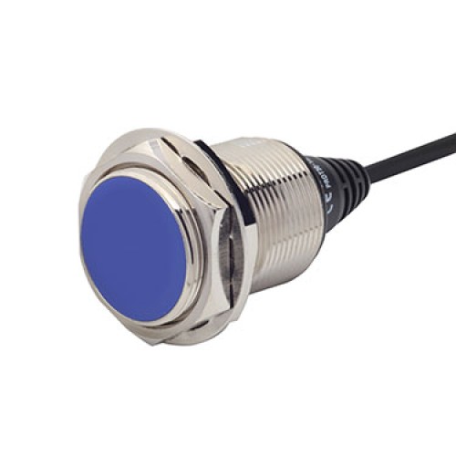 Sensor, Inductive Prox, 30mm Round, Shielded, 15mm Sensing, PNP, NO, 3 Wire, 12 - 24 VDC