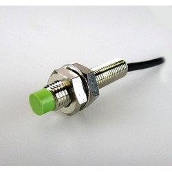 Sensor, Inductive Prox, 2mm Sensing, M8 x 40mm Round, Non-Shielded, DC, NPN, NC, 3 Wire, 12 - 24 VDC Sensor, Inductive Prox, 2mm Sensing, M8 x 40mm Round, Non-Shielded, DC, NPN, NC, 3 Wire, 12 - 24 VDC