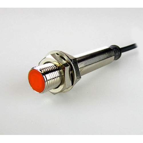 Sensor, Inductive Prox, 2mm Sensing, M12 x 70mm Round, Shielded, DC, PNP, NO, 3 Wire, 12 - 24 VDC