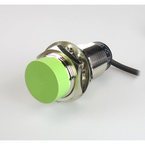 Sensor, Inductive Prox, 15mm Sensing, M30 x 80mm long Round, Non-Shielded, AC, NC, 2 Wire, 90-250 VAC