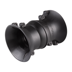 Tube ball joint sleeve, 22mm tube, Polyamide 6, Black..