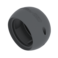 Tube connector, 48mm tube, Polyamide 6, Black