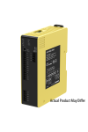 Safety Controller, Non-contact Switch type, 3 Instantaneous P-ch FET Output, 2 PNP Output, 2 Off-delay(3s) Output, Screw Terminal block, 24VDC