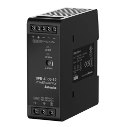Power Supply, Din Rail mounting, Switching, 12VDC output, 54W, 100-240VAC / 90-350VDC Input