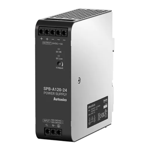 Power Supply, Din Rail mounting, Switching, 24VDC output, 120W, 100-240VAC / 90-350VDC Input