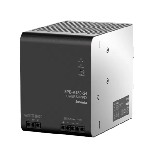 Power Supply, Din Rail mounting, Switching, 48VDC output, 480W, 100-240VAC / 90-350VDC Input