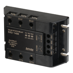 Solid state relay, 3-Phase(3-Pole), Input 4-30VDC, Load 48-480VAC, 50A, Zero Cross