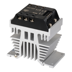 Solid state relay, Heatsink type, 3-Phase(2-Pole), Input 4-30VDC, Load 48-480VAC, 50A, Random
