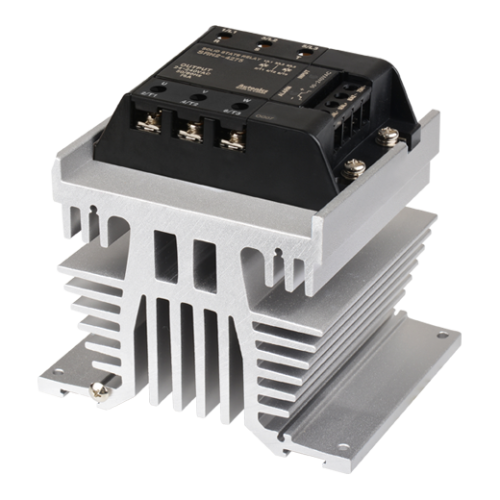 Solid state relay, Heatsink type, 3-Phase(2-Pole), Input 90-240VAC, Load 24-240VAC, 75A, Zero Cross