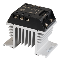 Solid state relay, Heatsink type, 3-Phase(2-Pole), Input 90-240VAC, Load 48-480VAC, 30A, Zero Cross