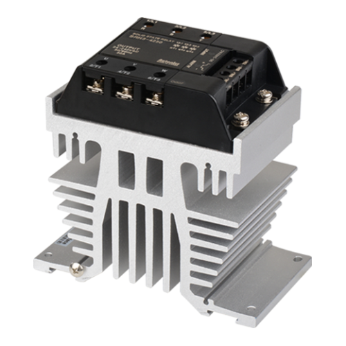 Solid state relay, Heatsink type, 3-Phase(3-Pole), Input 90-240VAC, Load 24-240VAC, 50A, Zero Cross