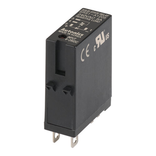 Solid state relay, Plug-in type, Single phase, Input 4-24VDC, Load 24-240VAC, 5A