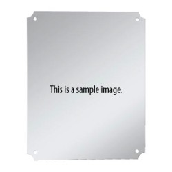 Enclosure, Steel back panel, "W6.26 x L9.76" for box size "W7.48 x L11.02"