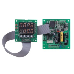 PID Control, Board Type, 4 Digit, 2 Display, Dual PID Control, 1 Alarm,  Solid State  Output, 100-240 VAC