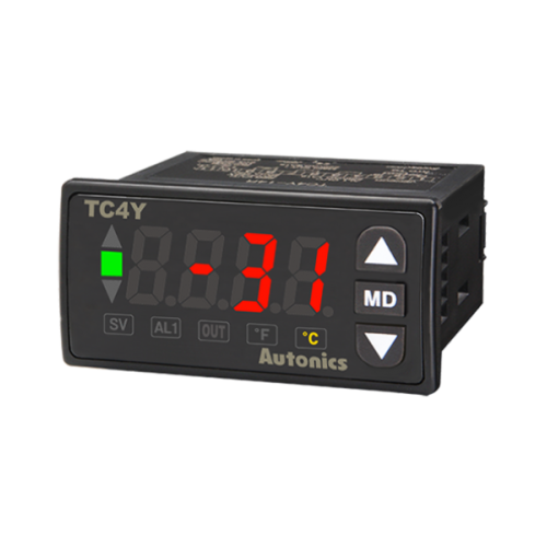PID Control, 36x72mm, 4 digit single display, Indacator, K/J/L/RTD Input, 100-240 VAC