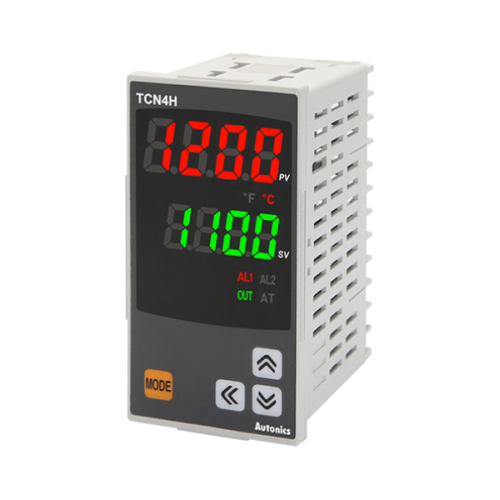 PID Temp Control, 1/8 DIN, Dual  display 4 Digit, Relay & SSR output, 2 alarm output, 24 VAC/24-48 VDC