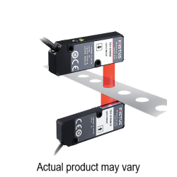 Edge sensor, Through-beam, Measurement range 10mm, Distance Max. 300mm (CDA sereis Amp required)