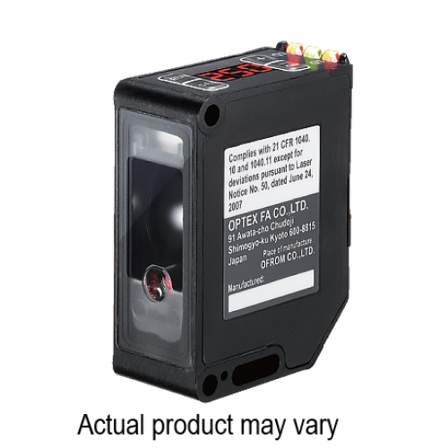 BGS photoelectric sensor, TOF, 0.25~2.5m Teaching setting, NPN/PNP/push/pull outputs, IO-Link, Class 1 laser, 10 - 30VDC, M8 connector
