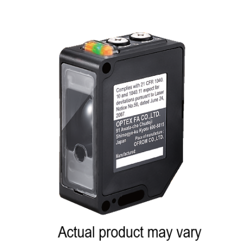 BGS photoelectric sensor, TOF, 0~4.5m sensing adjust by potentiometer, NPN x 2 outputs, Class 1 laser, 10 - 30VDC, 2m cable