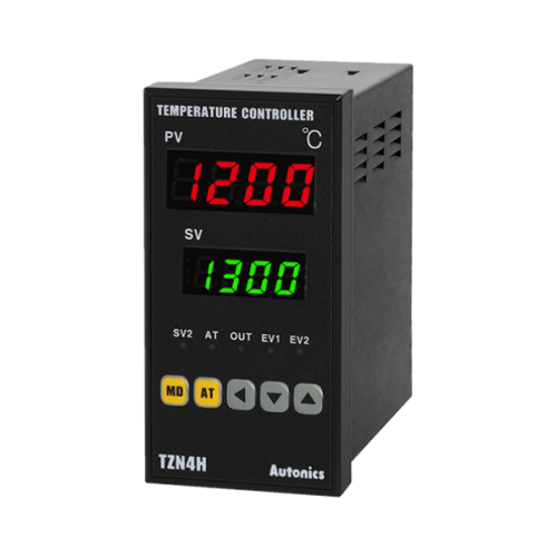 PID Temp Control, W48xH96mm, Digital, Relay output, 2 alarm outputs, RS485, 100-240 VAC