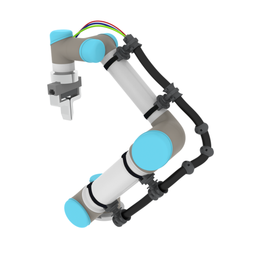 Dress Pack Kit for Universal Robot Type5, Velcro Band, Ø75 & Ø86 Robot Arm, Max. 5kg Carried